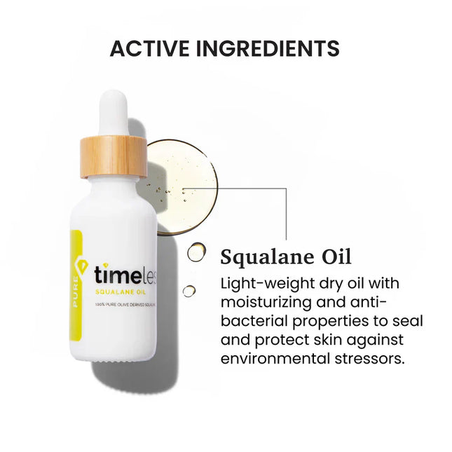 Squalane Oil 100% Pure (60 ml) - Timeless