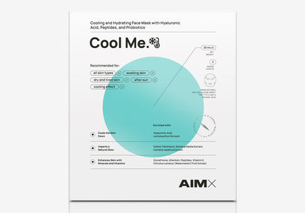 Cool Me Sheet Mask (5 stuks) - AIMX